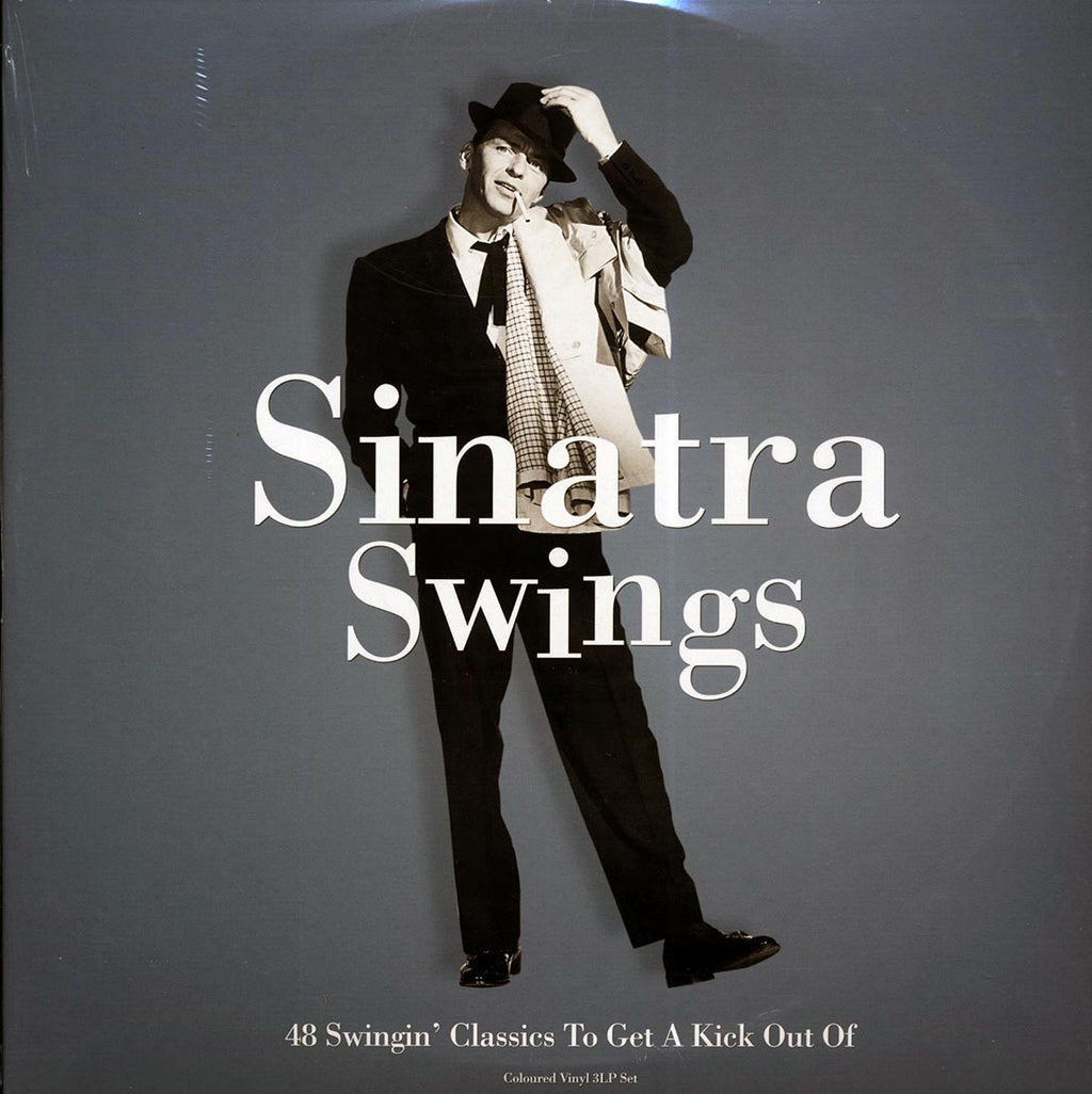 Frank Sinatra - Sinatra Swings: 48 Swingin' Classics To Get A Kick Out Of (48 tracks) (3xLP) (colored vinyl) vinyl LP front cover