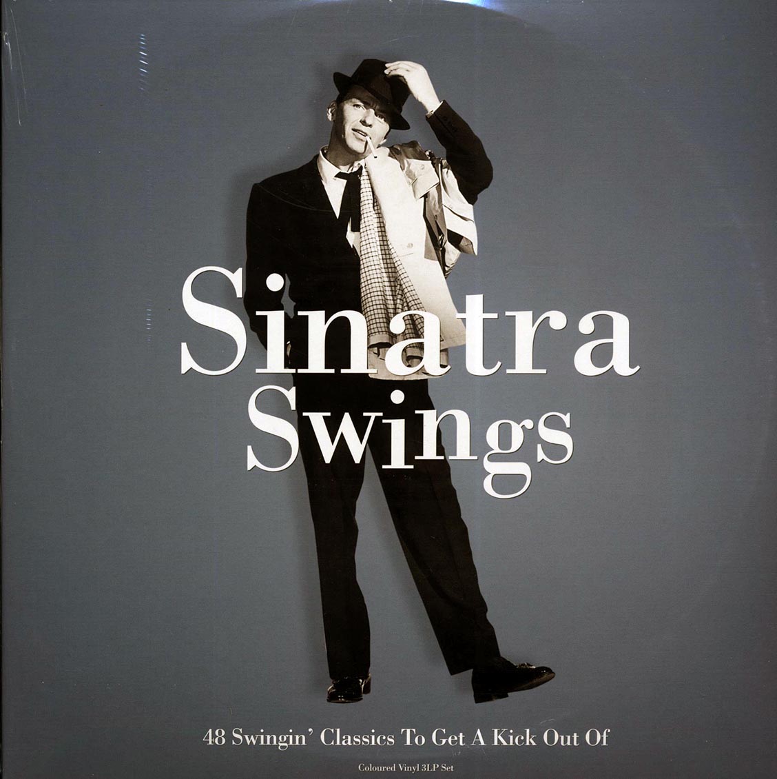 Frank Sinatra - Sinatra Swings: 48 Swingin' Classics To Get A Kick Out Of (48 tracks) (3xLP) (colored vinyl) vinyl LP front cover