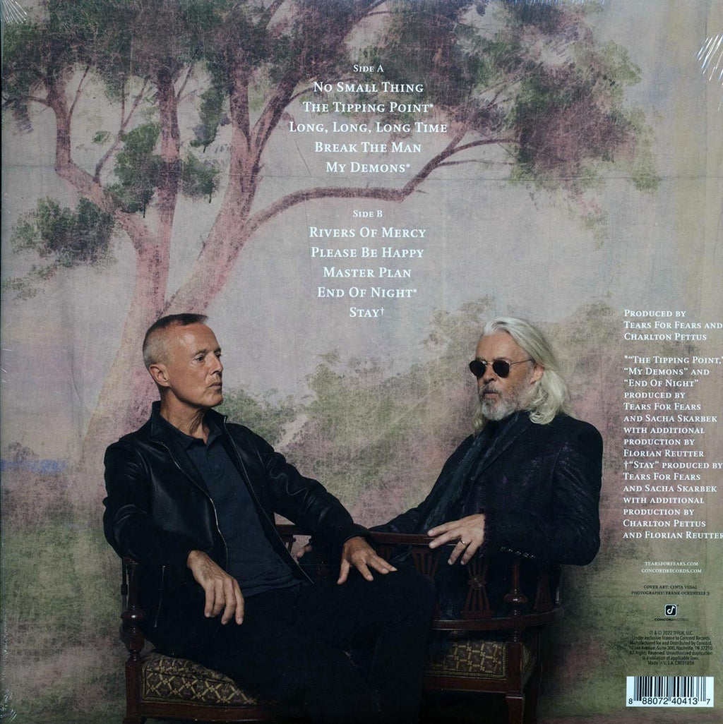 Tears For Fears - The Tipping Point vinyl LP back cover