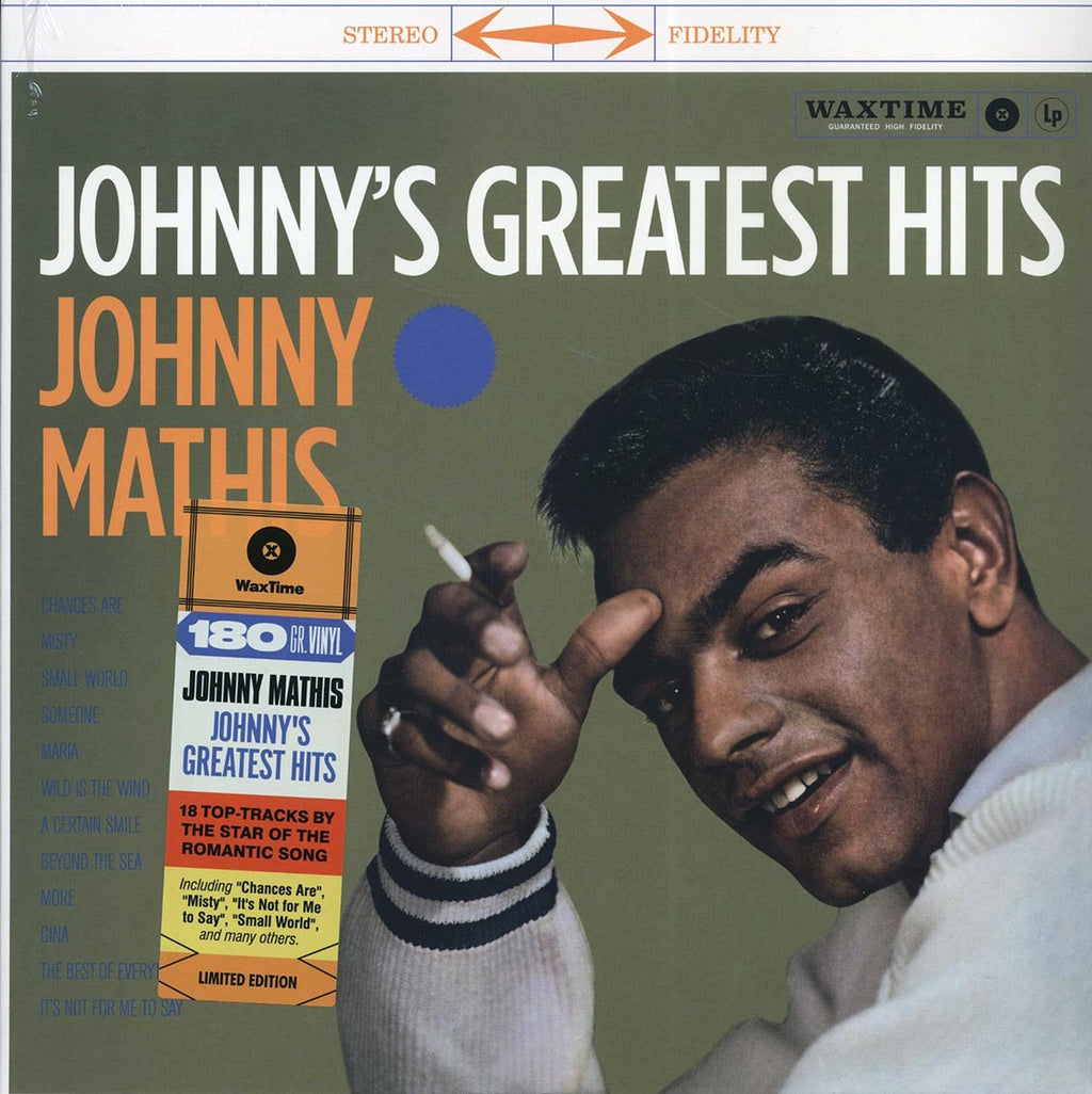 Johnny Mathis - Johnny's Greatest Hits (ltd. ed.) (180g) vinyl LP front cover