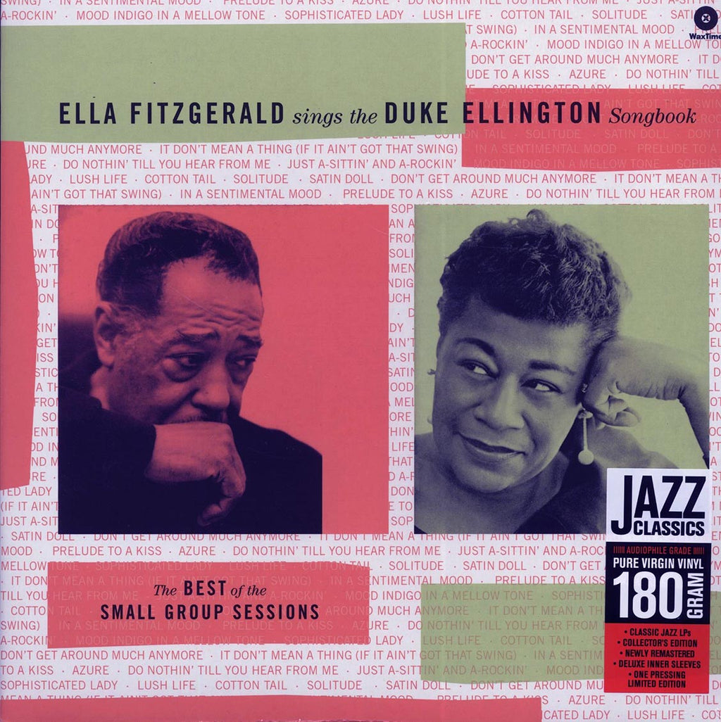 Ella Fitzgerald - Ella Fitzgerald Sings The Duke Ellington Songbook (ltd. ed.) (180g) vinyl LP front cover