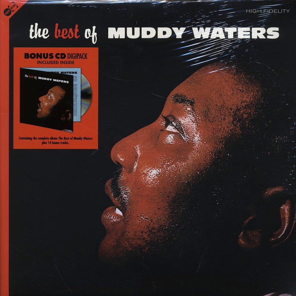 Muddy Waters - The Best Of Muddy Waters (+14 bonus tracks) (ltd. ed.) (180g) (incl. CD) vinyl LP front cover