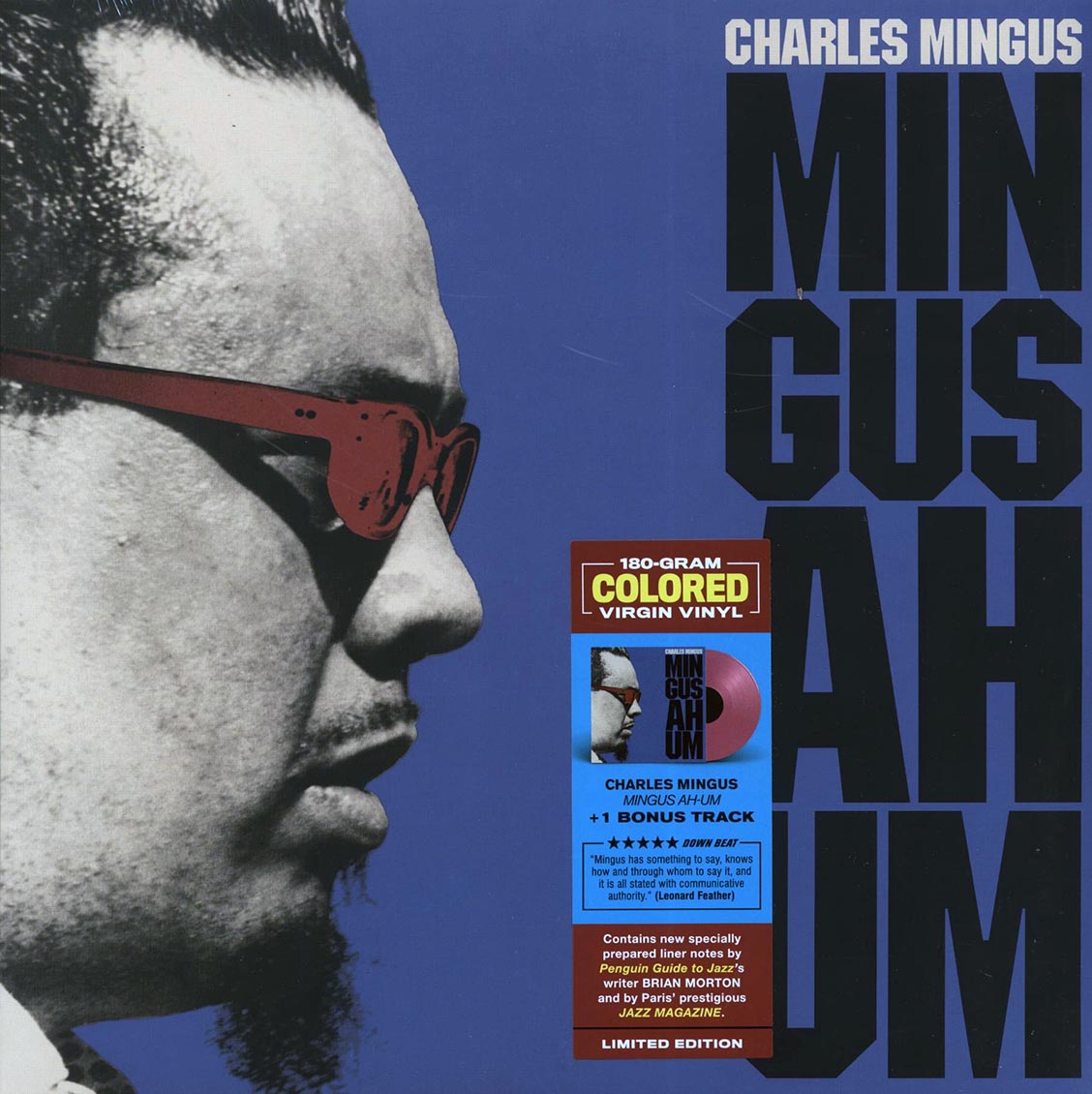 Charles Mingus - Mingus Ah Um (+bonus track) (ltd. ed.) (180g) (purple vinyl) vinyl LP front cover