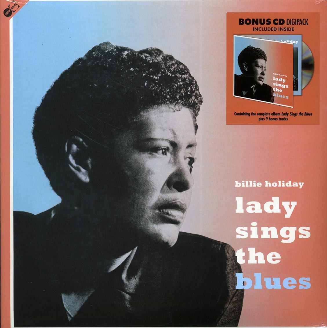 Billie Holiday - Lady Sings The Blues (+9 bonus tracks) (ltd. ed.) (180g) (incl. CD) vinyl LP front cover