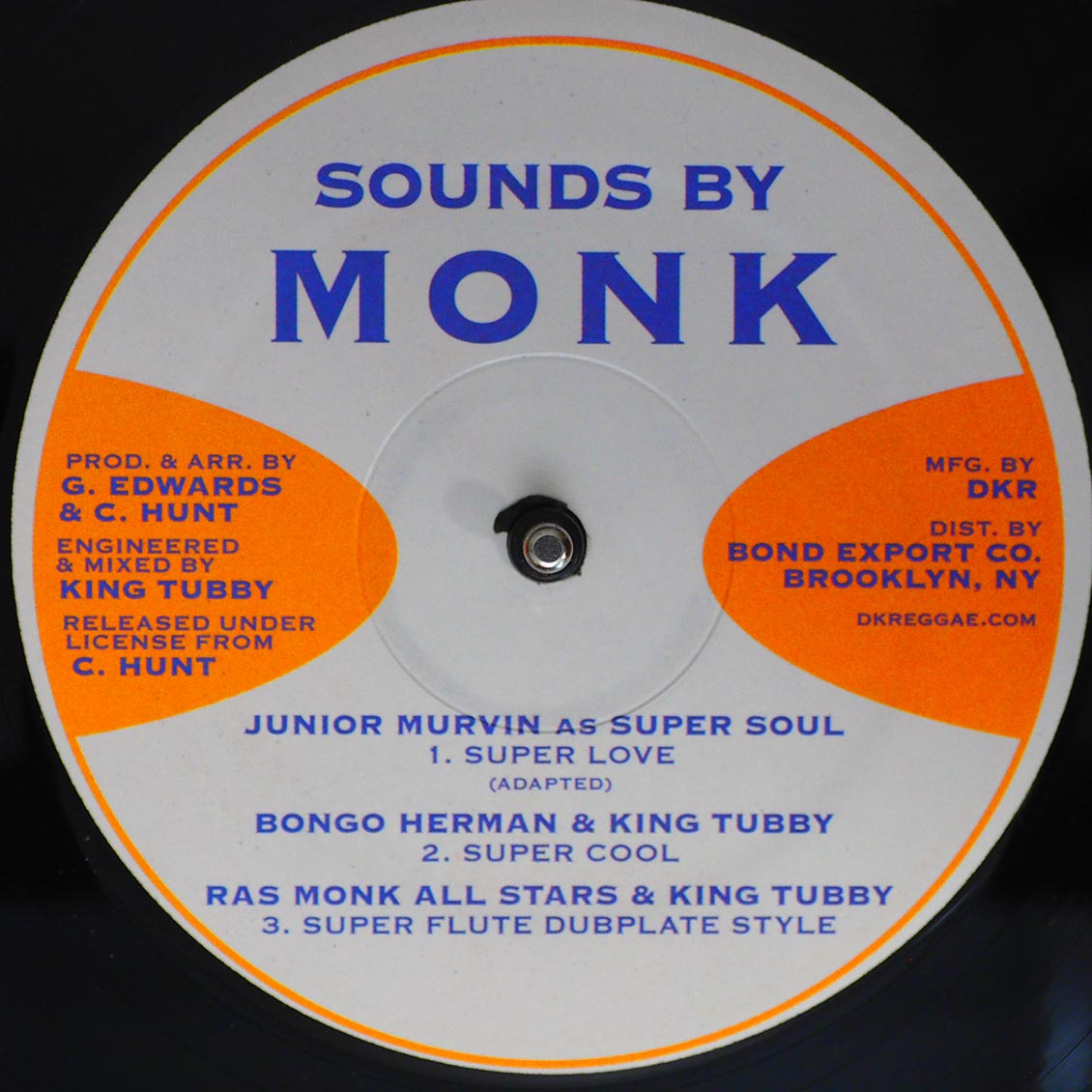 Jr. Murvin, Bongo Herman, King Tubby, I Roy - Sounds By Monk vinyl LP front cover