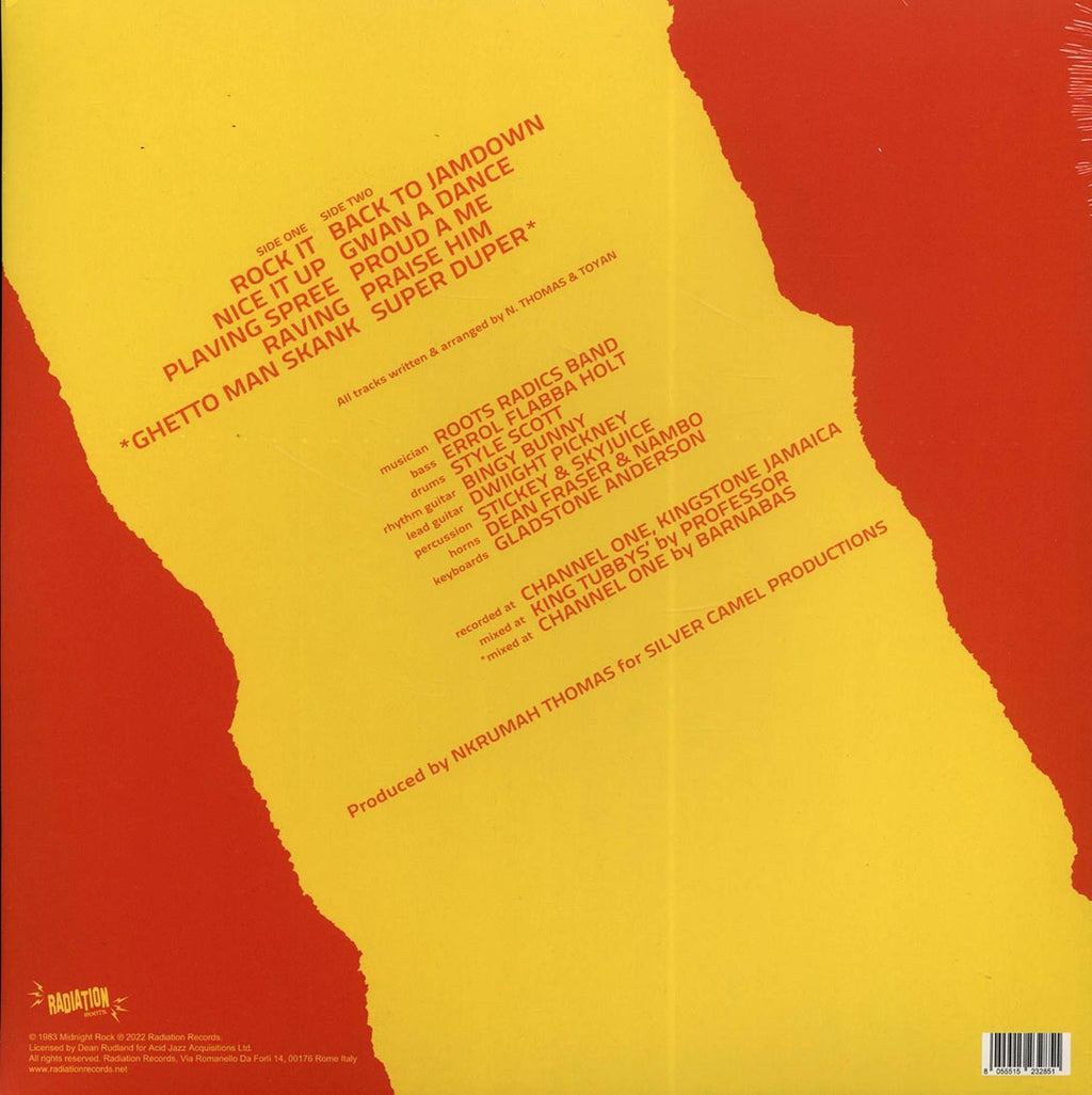 Toyan - Ghetto Man Skank vinyl LP back cover