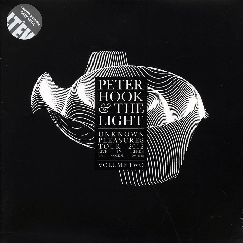 Peter Hook & The Light - Unknown Pleasures Tour 2012 Volume 2: Live In Leeds, The Cockpit, 29/11/12 (RSD 2017) (ltd. ed.) (grey vinyl) vinyl LP front cover