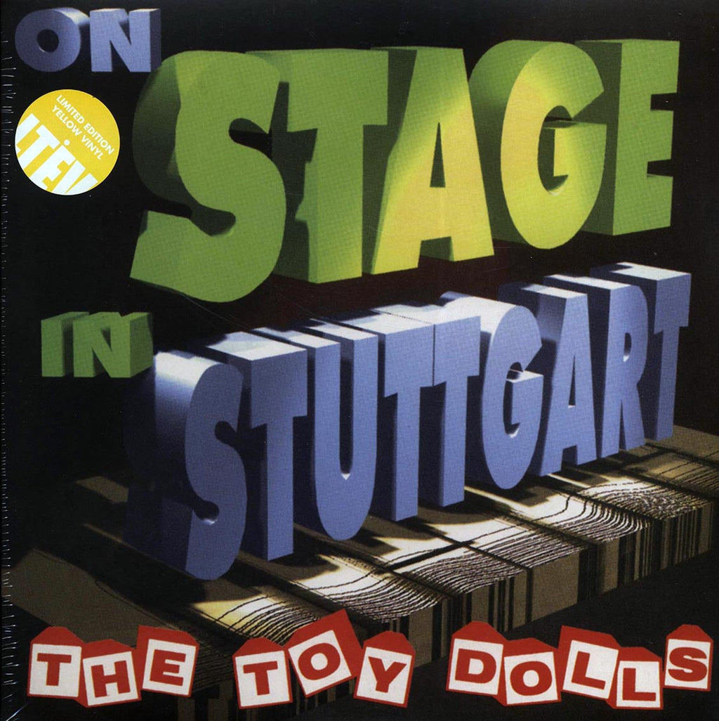 The Toy Dolls - On Stage In Stuttgart (ltd. ed.) (2xLP) (yellow vinyl) vinyl LP front cover