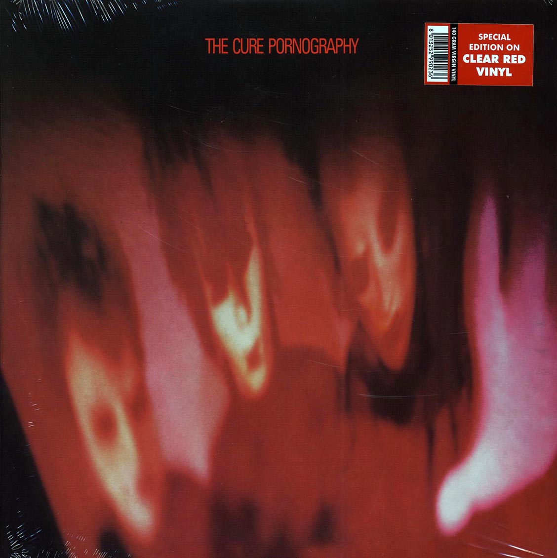 The Cure - Pornography (red vinyl) vinyl LP front cover