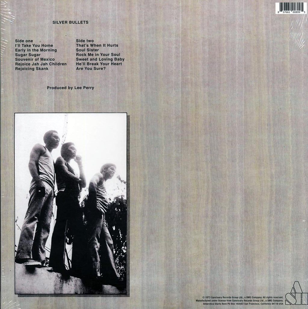 Silvertones - Silver Bullets vinyl LP back cover
