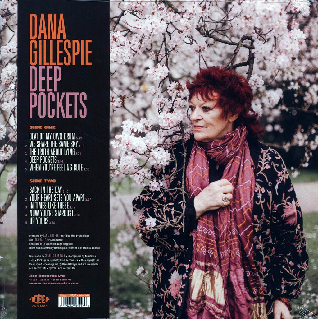 Dana Gillespie - Deep Pockets vinyl LP back cover