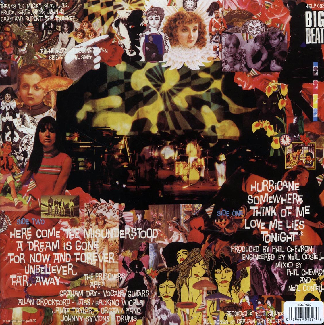 The Prisoners - Thewiseriserdemelza (180g) vinyl LP back cover