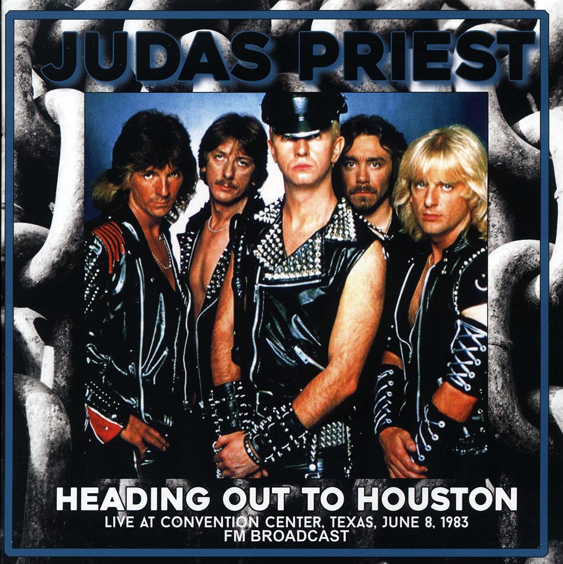 Judas Priest - Heading Out To Houston: Live At Convention Center, Texas, June 8, 1983 FM Broadcast vinyl LP front cover