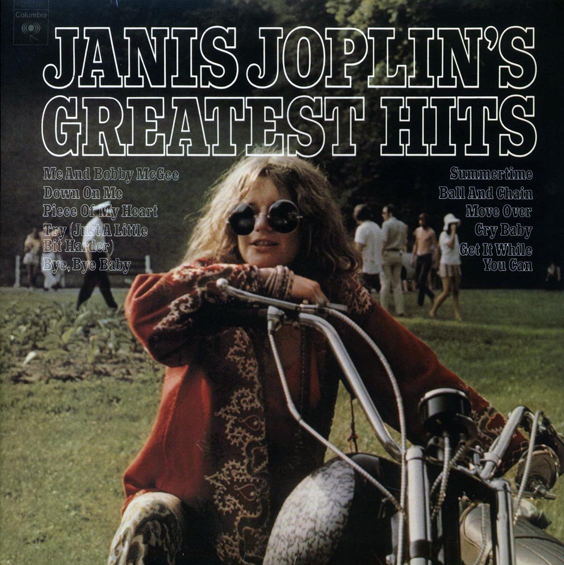 Janis Joplin - Greatest Hits vinyl LP front cover