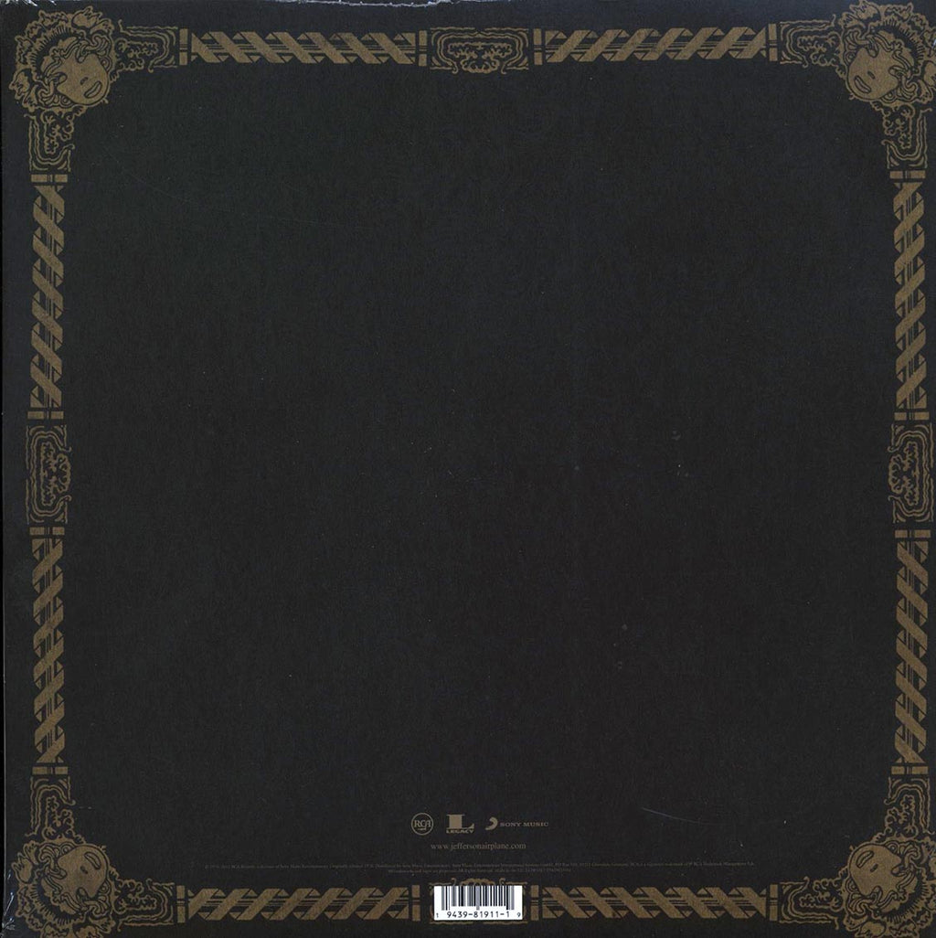 Jefferson Airplane - The Worst Of Jefferson Airplane vinyl LP back cover