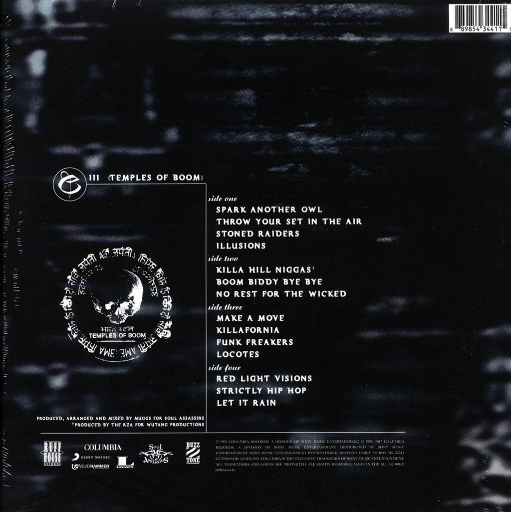 Cypress Hill - III: The Temples Of Doom (2xLP) (180g) vinyl LP back cover