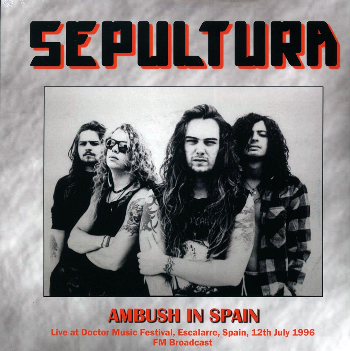 Sepultura - Ambush In Spain: Live At Doctor Music Festival, Escalarre, Spain, 12th July 1996 FM Broadcast vinyl LP front cover