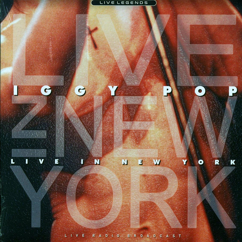 Iggy Pop - Live In New York: November 14th, 1986 (colored vinyl) vinyl LP front cover