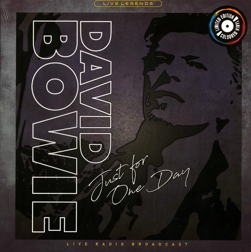 David Bowie - Just For One Day: Santiago, Chile, 1990 (clear vinyl) vinyl LP front cover