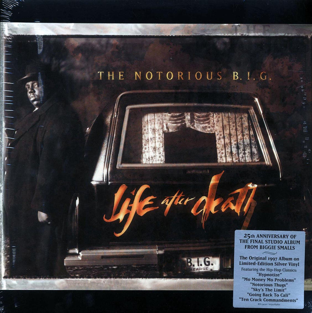 The Notorious BIG - Life After Death (25th Anniv. Ed.) (3xLP) (silver vinyl) vinyl LP front cover