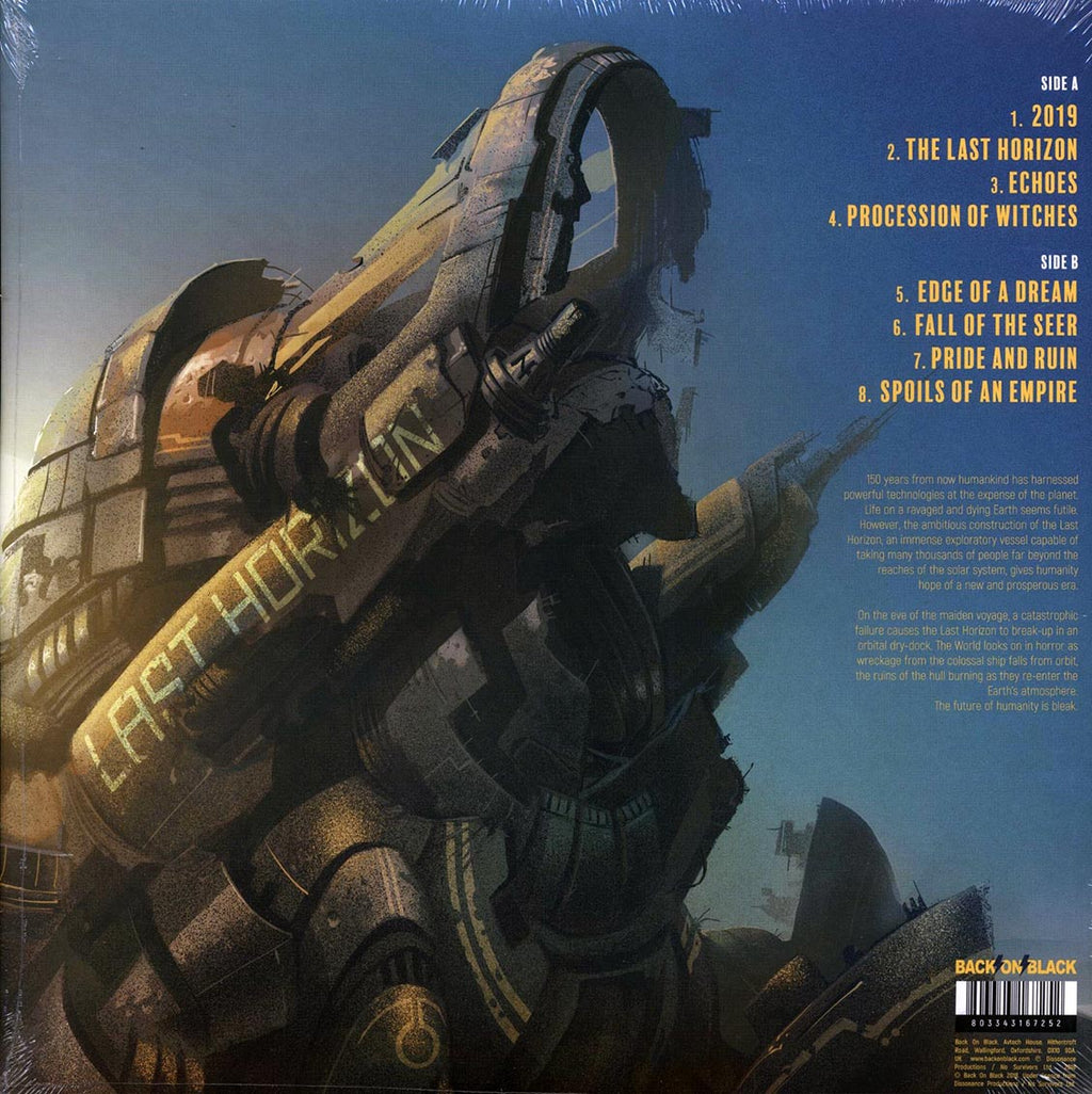 Eliminator - Last Horizon vinyl LP back cover