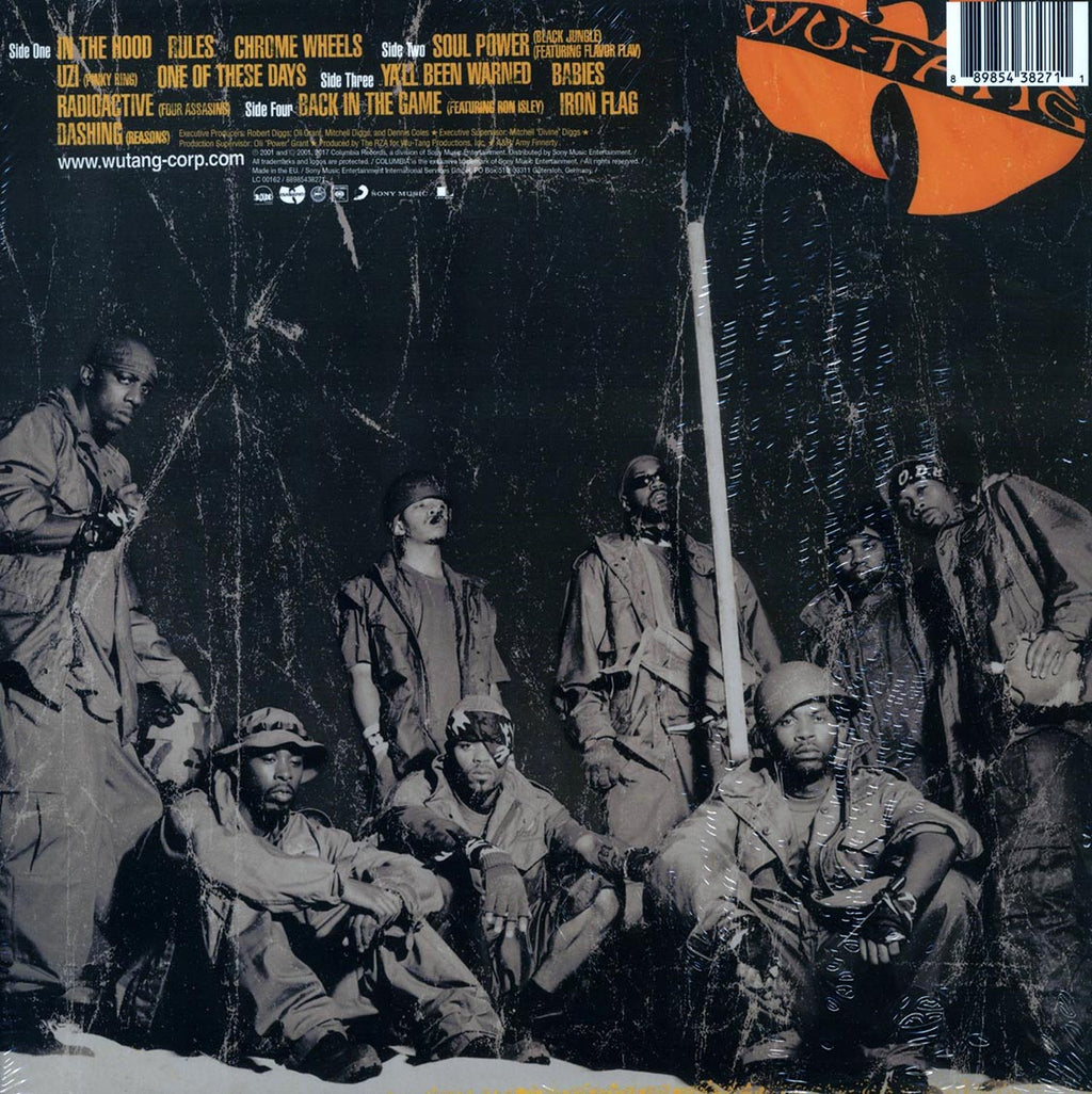 Wu-Tang Clan - Iron Flag (2xLP) (180g) vinyl LP back cover
