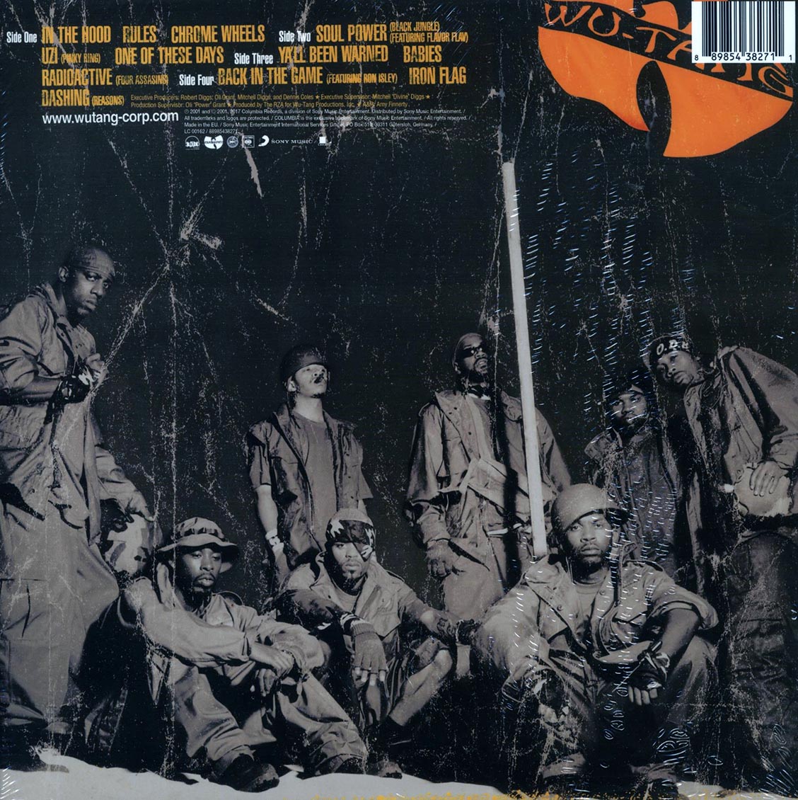 Wu-Tang Clan - Iron Flag (2xLP) (180g) vinyl LP back cover