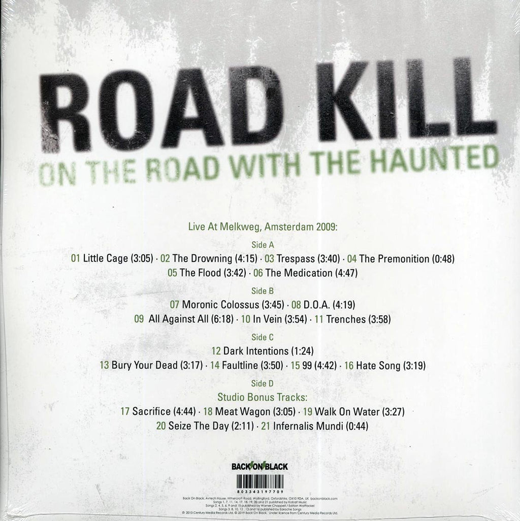 The Haunted - Road Kill (2xLP) vinyl LP back cover