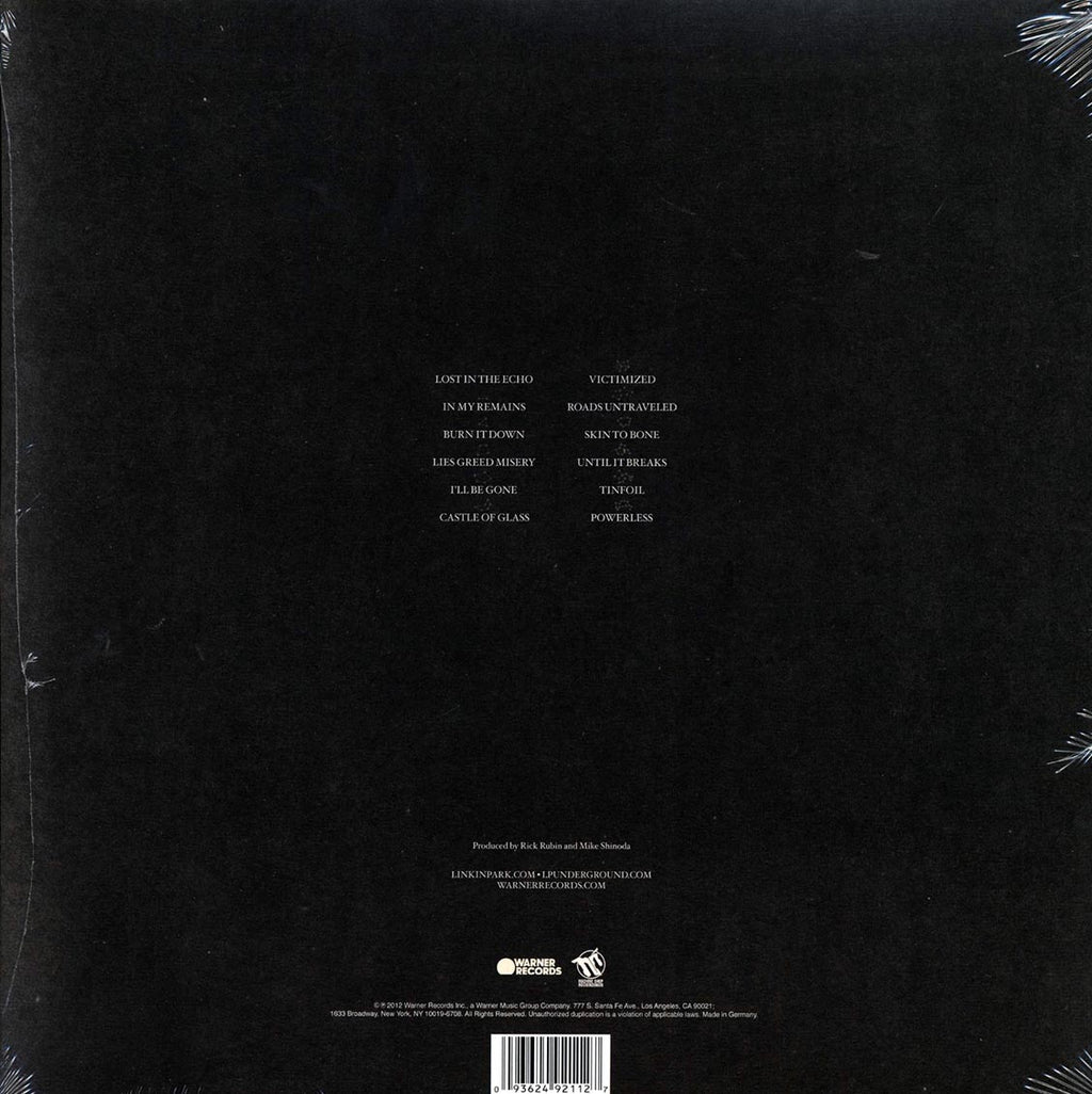 Linkin Park - Living Things vinyl LP back cover