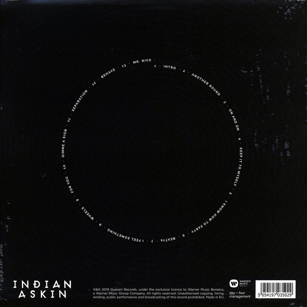 Indian Askin - Another Round (180g) vinyl LP back cover