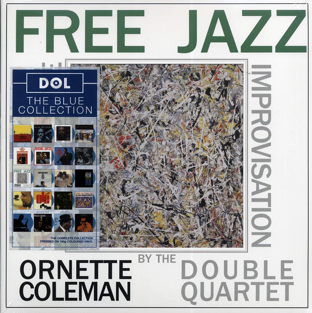 Ornette Coleman Double Quartet - Free Jazz (180g) (blue vinyl) vinyl LP front cover