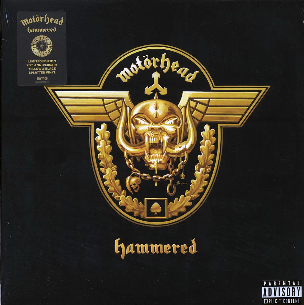 Motorhead - Hammered (20th Anniv. Ed.) (ltd. ed.) (colored vinyl) vinyl LP front cover