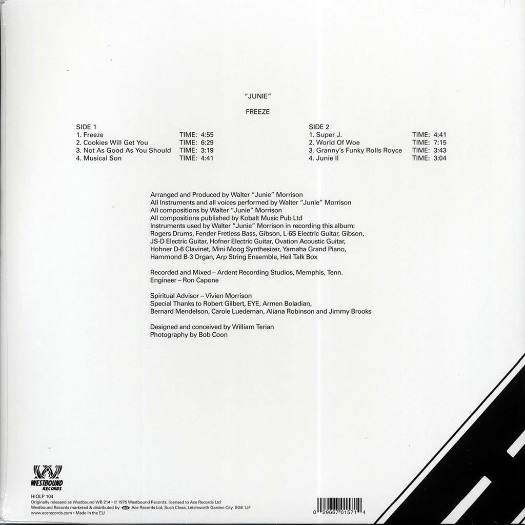 Junie - Freeze vinyl LP back cover