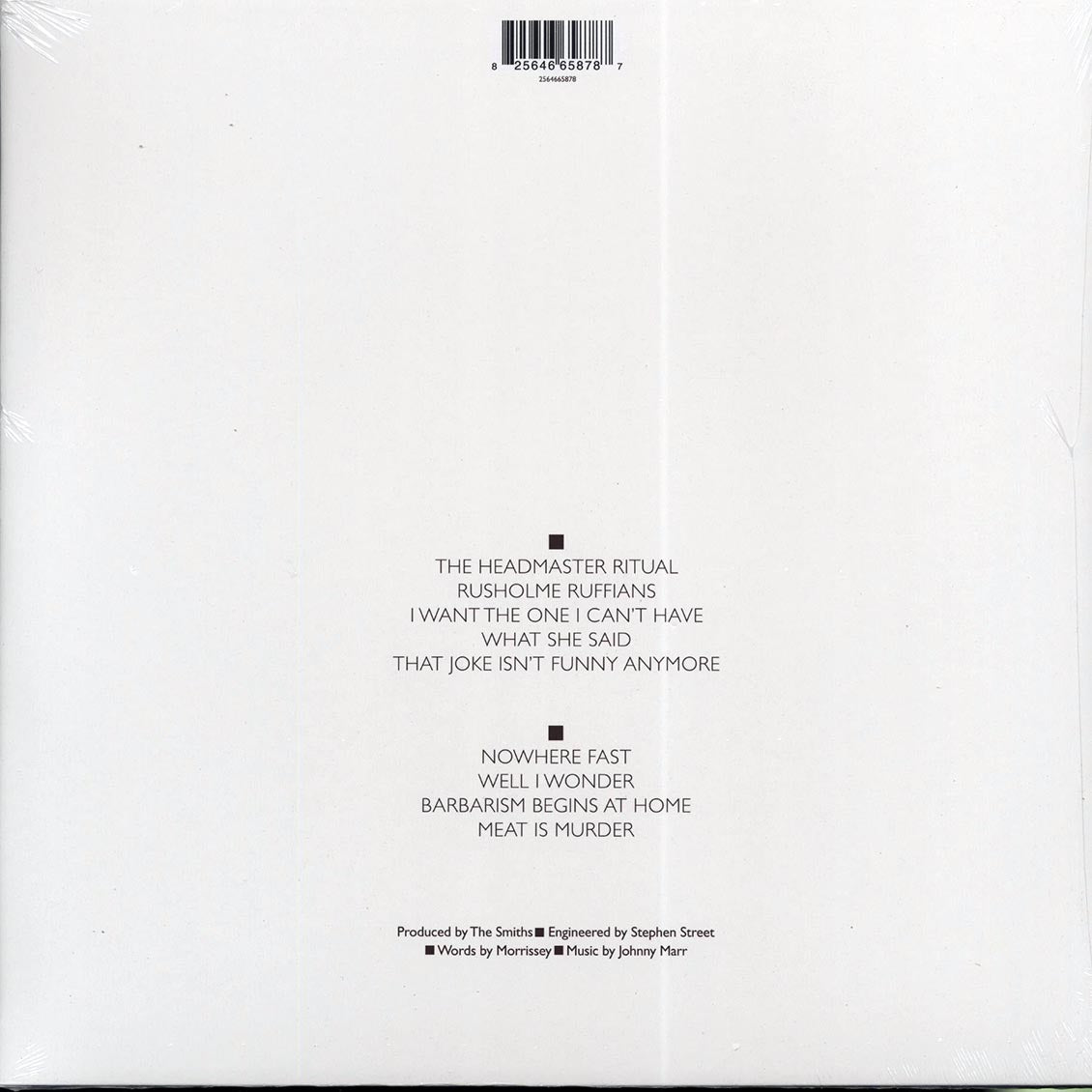 The Smiths - Meat Is Murder (remastered) vinyl LP back cover