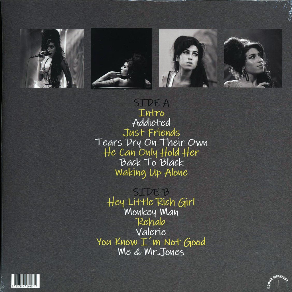 Amy Winehouse - Soaked In Soul: Live At Eurorockeennes De Belfort, France June 29th 2007 vinyl LP back cover