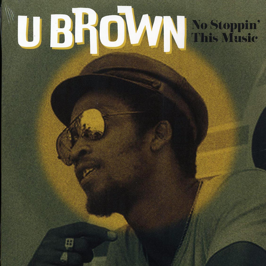 U Brown - No Stoppin' This Music vinyl LP front cover