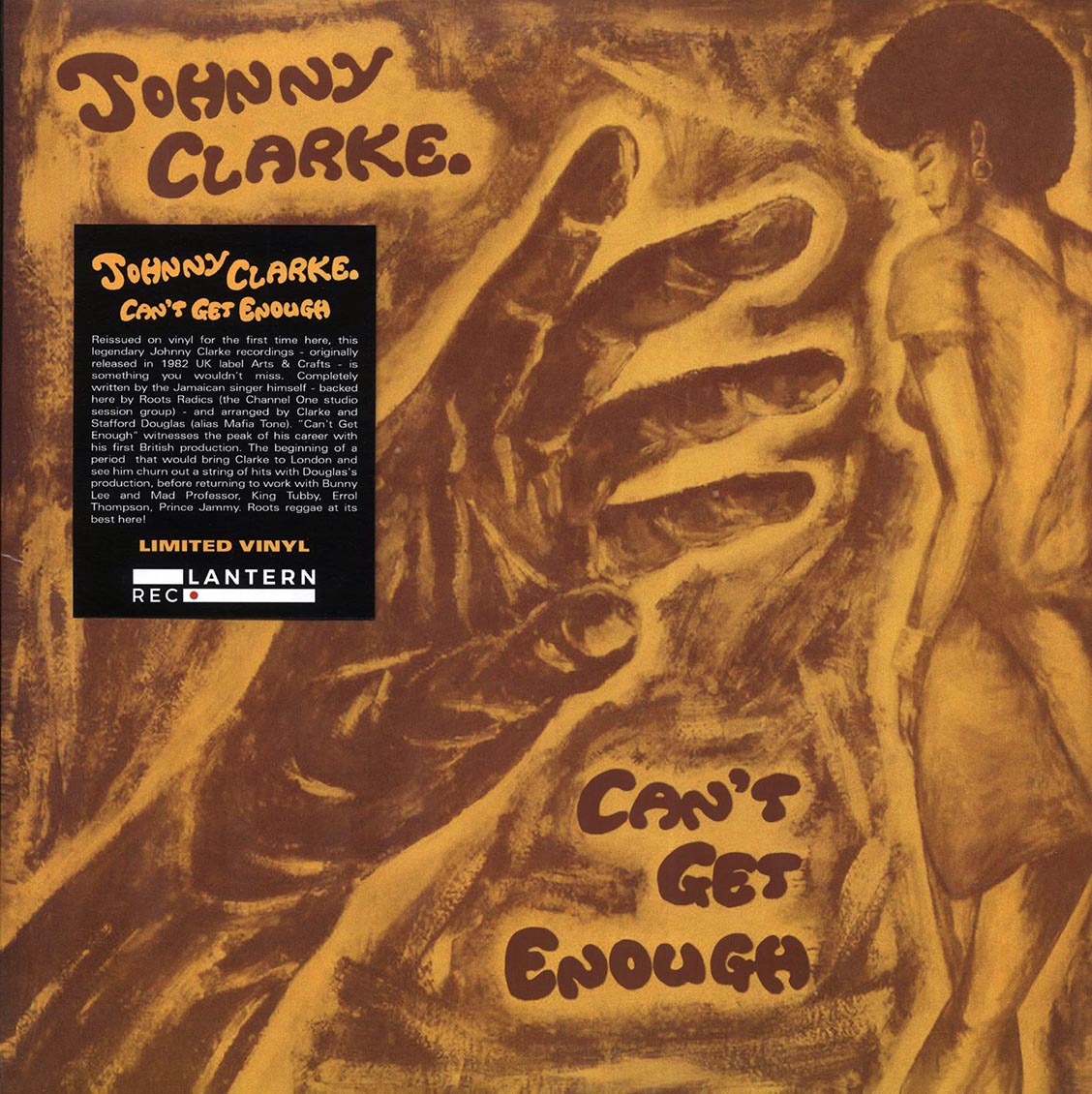 Johnny Clarke - Can't Get Enough (ltd. ed.) vinyl LP front cover