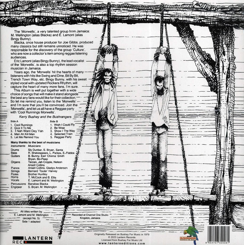 Morwells - Cool Runnings (ltd. ed.) vinyl LP back cover