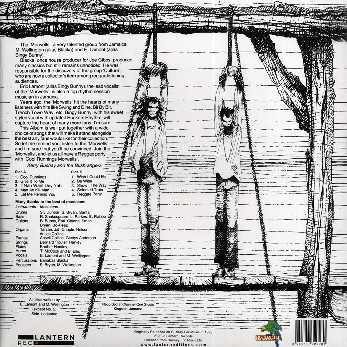 Morwells - Cool Runnings (ltd. ed.) vinyl LP back cover