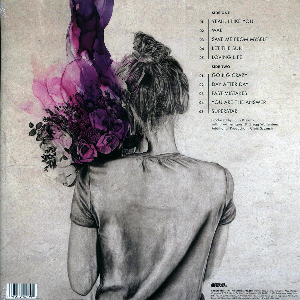 Goo Goo Dolls - Chaos In Bloom vinyl LP back cover