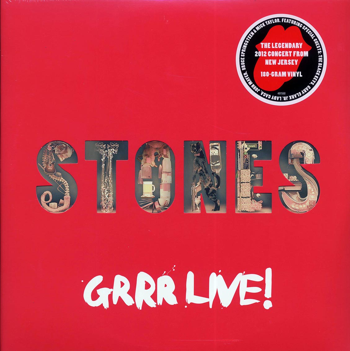 The Rolling Stones - Grrr Live! (3xLP) (180g) vinyl LP front cover