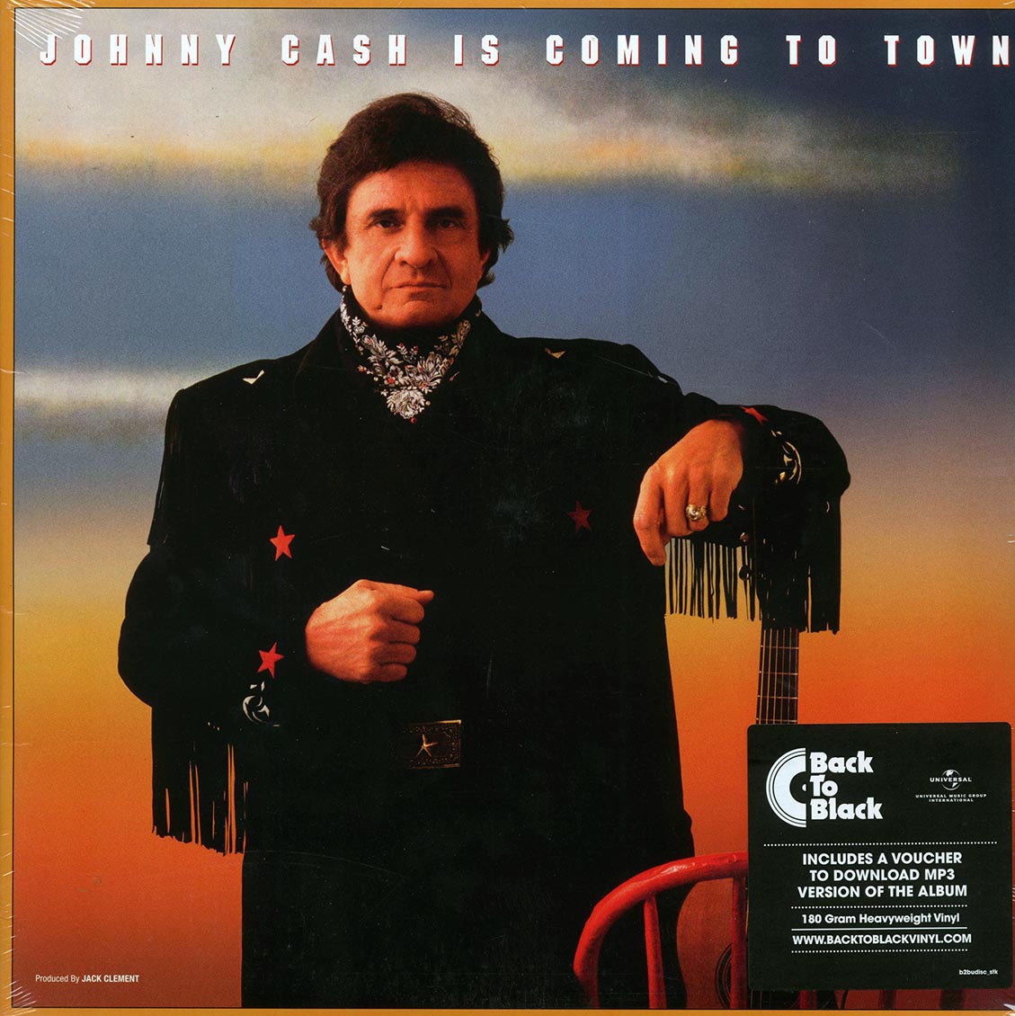 Johnny Cash - Johnny Cash Is Coming To Town (incl. mp3) (180g) (remastered) vinyl LP front cover