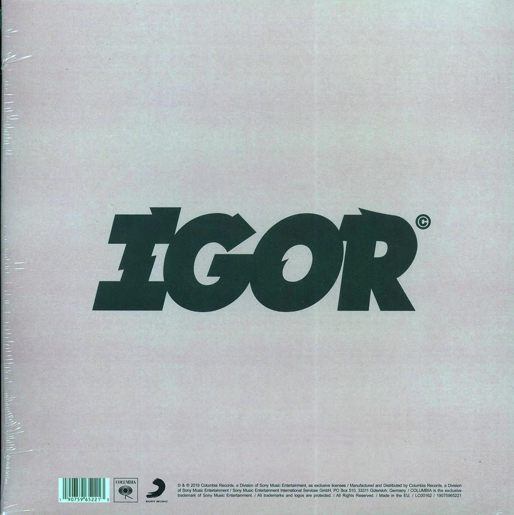 Tyler The Creator - Igor vinyl LP back cover