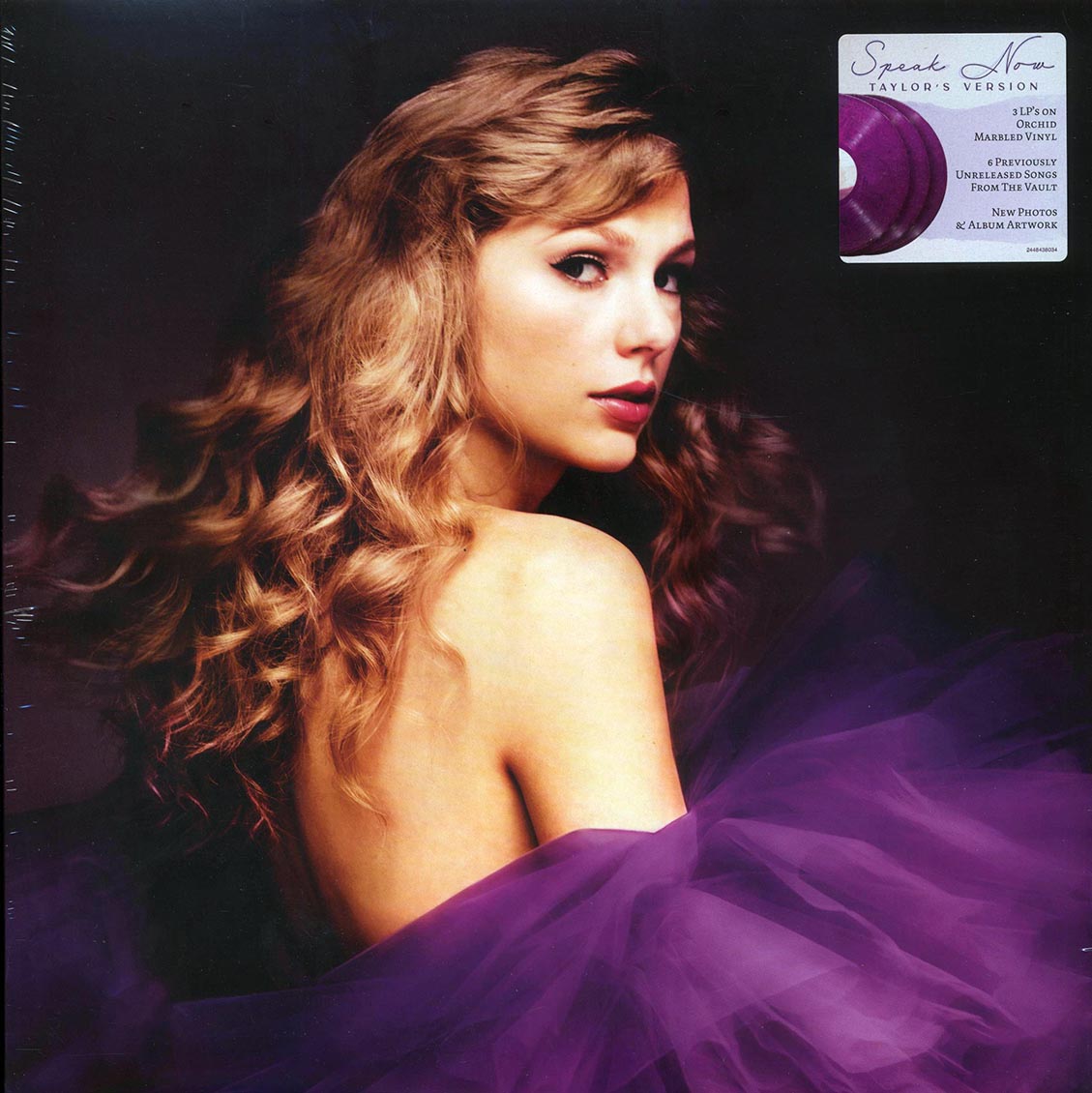 Taylor Swift - Speak Now (Taylor's Version) (Orchid Vinyl) (3xLP) (colored vinyl) vinyl LP front cover