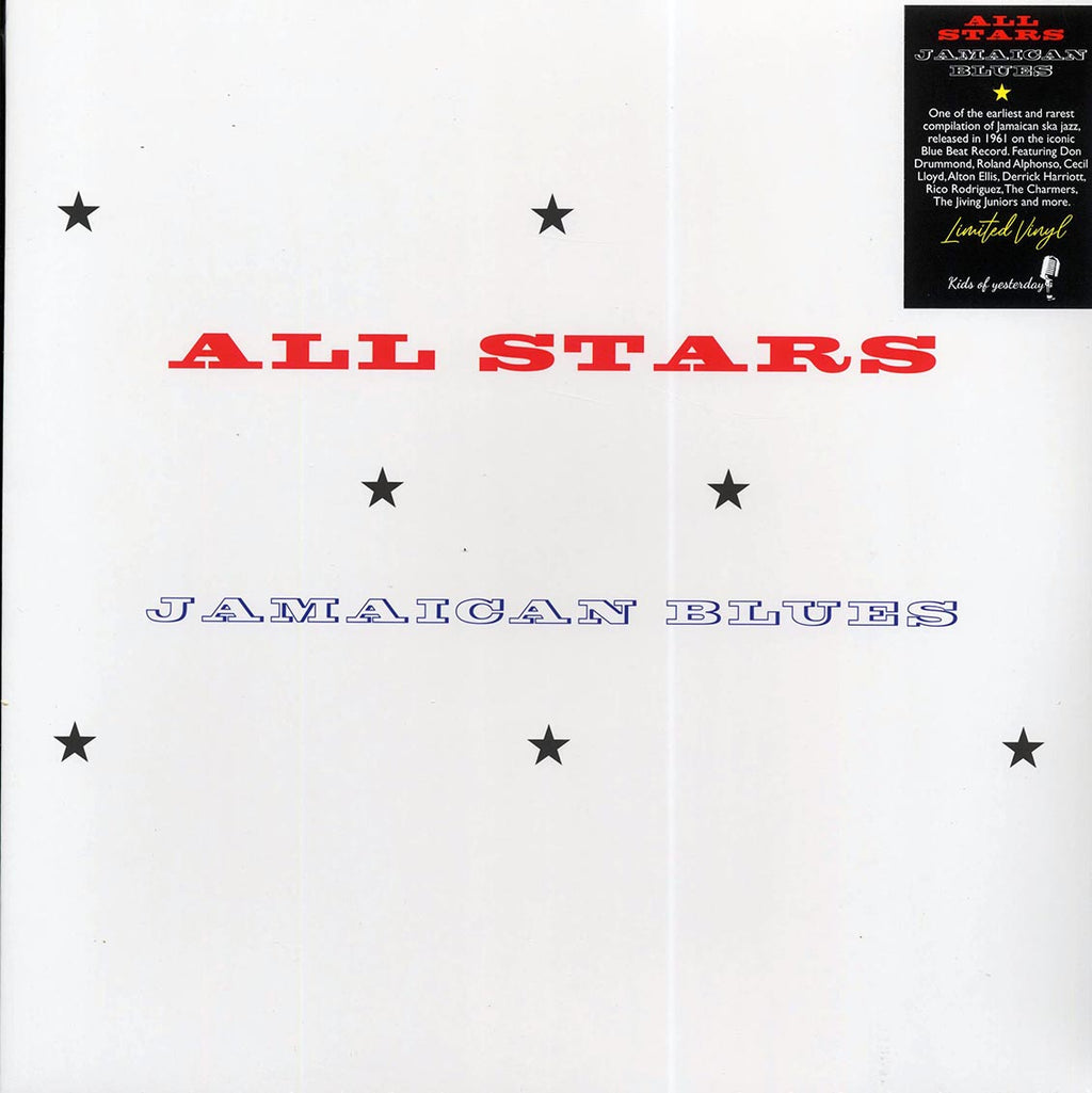 Alton Ellis, Don Drummond, Clancy Eccles, Rico Rodriguez, Etc. - All Stars: Jamaican Blues vinyl LP front cover