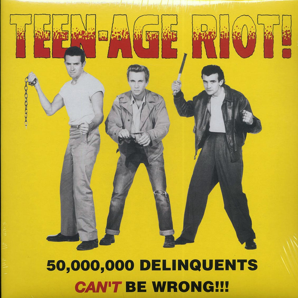 Portuguese Joe, Savoys, Reggie Perkins, TV Slim, Etc. - Teen-Age Riot! 50,000,000 Delinquints Can't Be Wrong! vinyl LP front cover