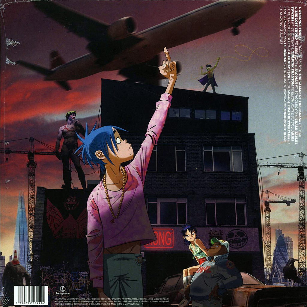 Gorillaz - Song Machine Season One vinyl LP back cover