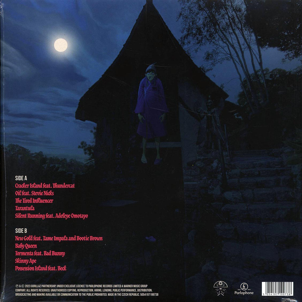 Gorillaz - Cracker Island vinyl LP back cover