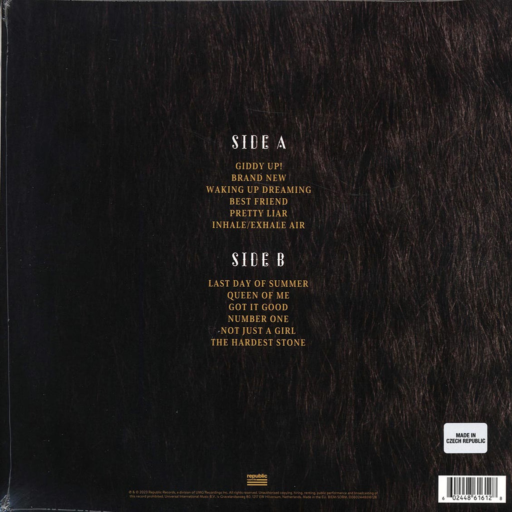 Shania Twain - Queen Of Me vinyl LP back cover