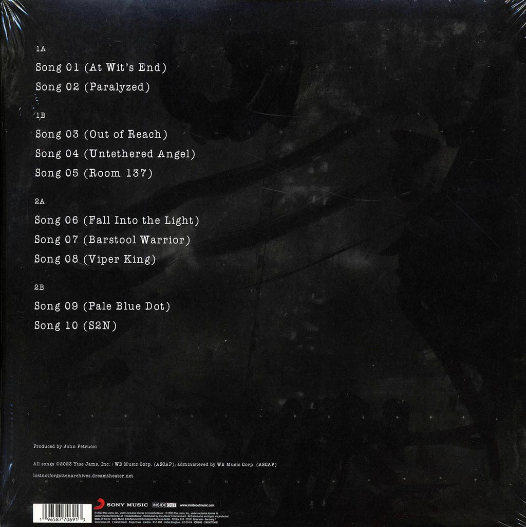 Dream Theater - Distance Over Time Demos 2018 (2xLP) (180g) (incl. CD) vinyl LP back cover